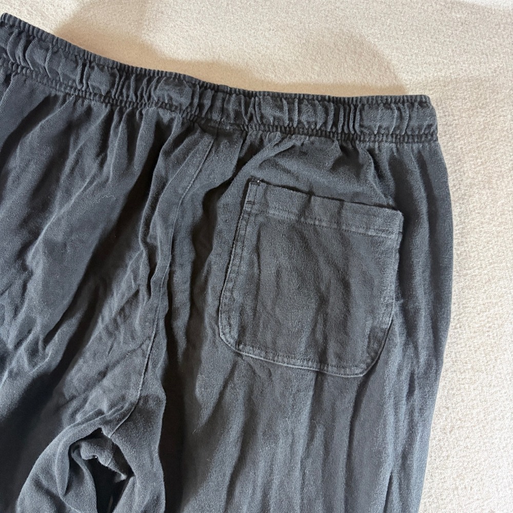 Nike Mens Sportswear Jogger Pants Black Medium Cuffed Sweatpants Drawstring - Picture 4 of 8